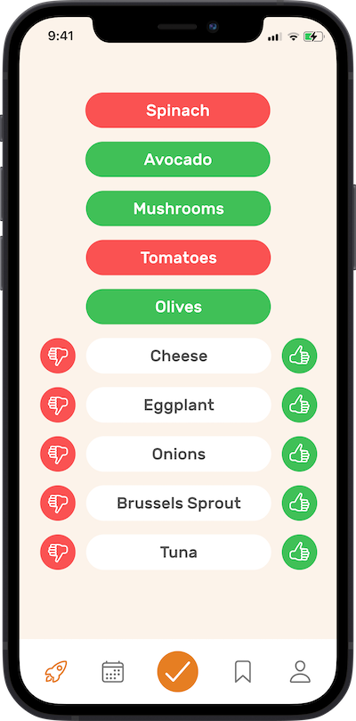 HDTFood mobile application